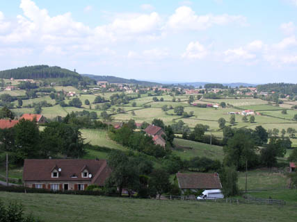 Le Mont Brancher et le bourg