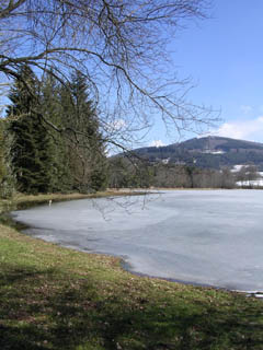 L'Etang des Claies sous la neige